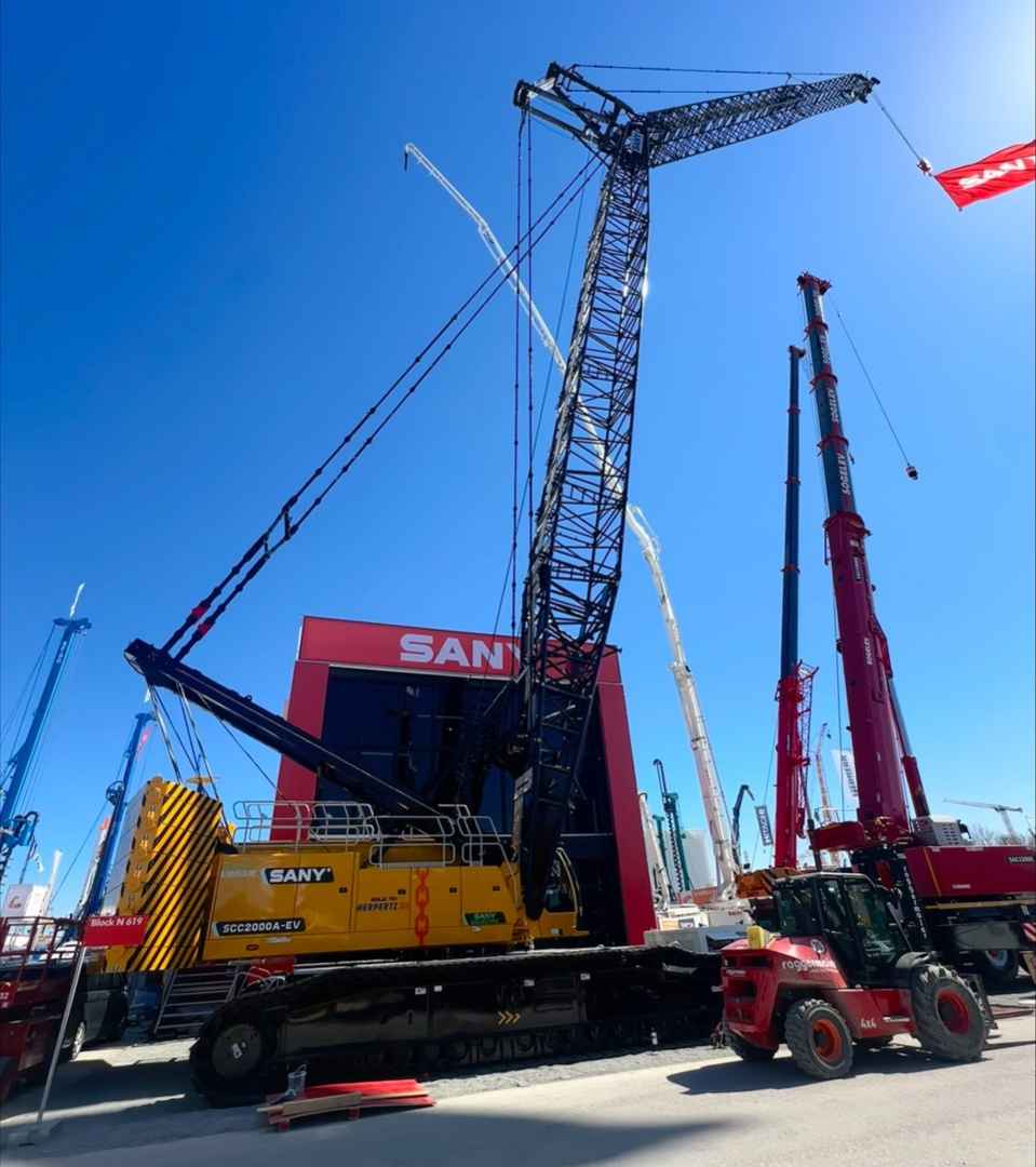 Danfoss eHydraulic Module Powers SANY’s 200-Tonne Electric Crawler Crane