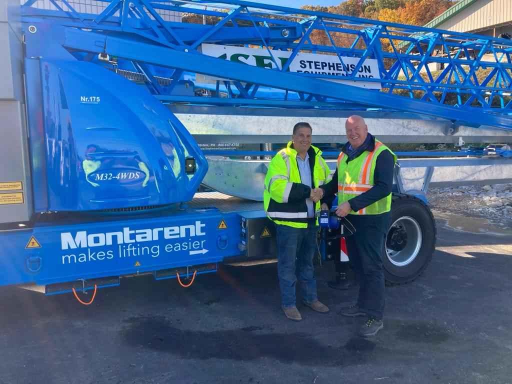 Stephenson Equipment, Inc. Named US Master Distributor for Montarent Cranes