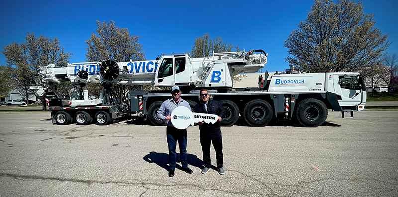 Budrovich Contracting Co. Receives Inaugural Liebherr LTM 1110-5.2 With LICCON3 in US