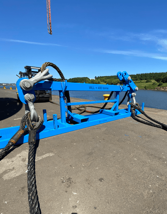 Bespoke Beam Solution for Cable Reel Lifting Delivered by Britlift