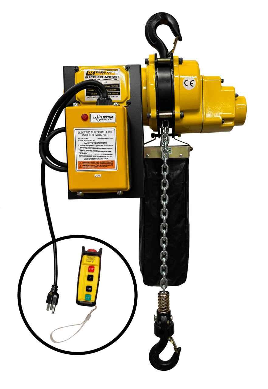 OZ Lifting Launches Wireless Hoist Options