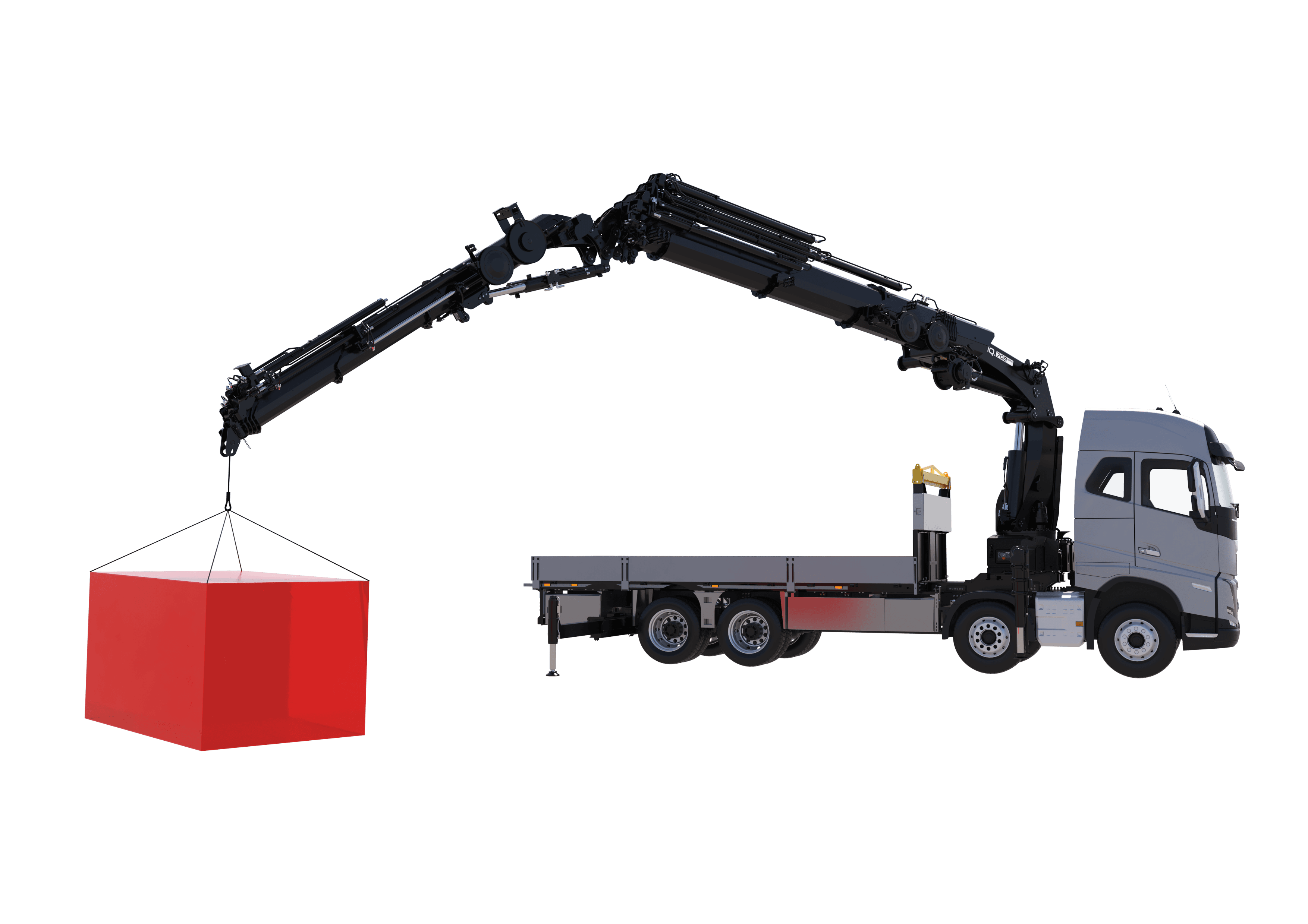 HIAB Launches iQ.708 HIPRO Heavy Loader Crane