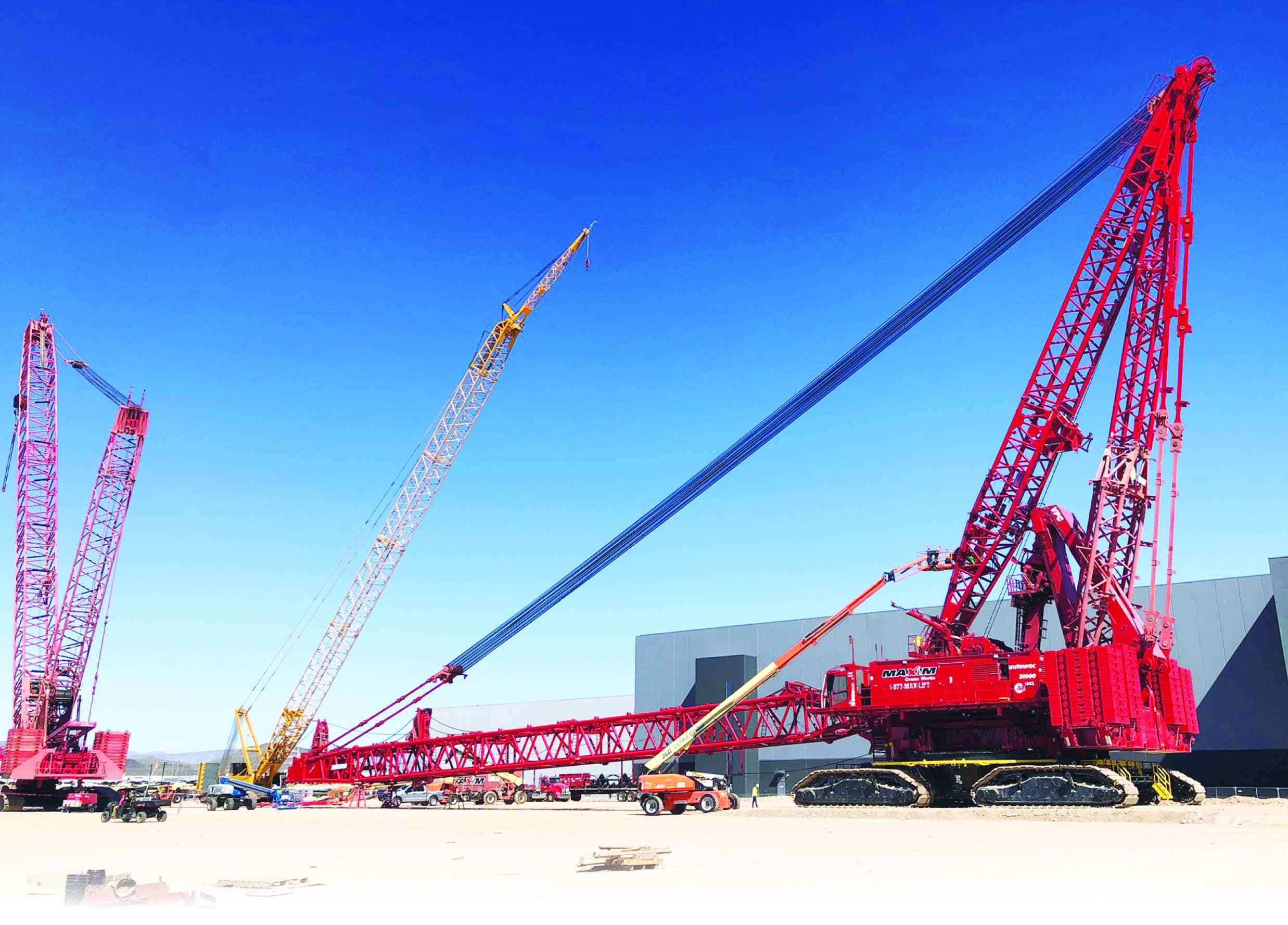 Manitowoc 31000 Crawler Crane Showcases Advanced Cable Testing Technology