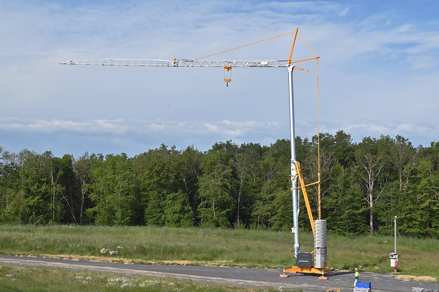 Potain's First New Evy Tower Crane Comes to North America in Summer 2024