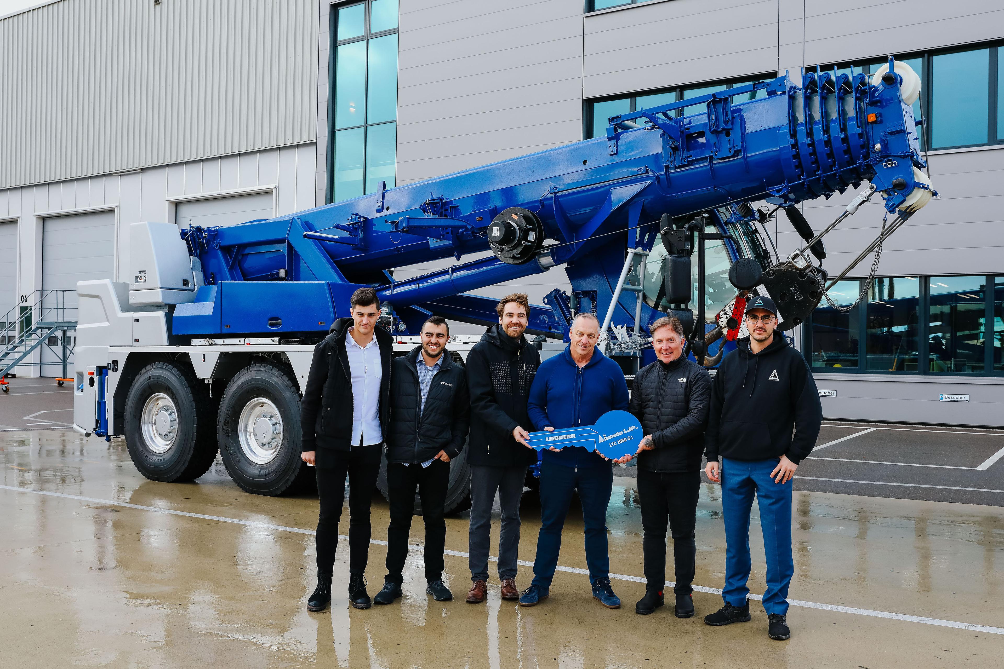 Les Constructions LJP Adds Second Liebherr Three-Axle Compact Crane