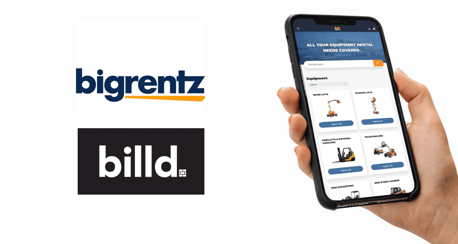 BigRentz and Billd Partner to Offer Customers Financial Freedom and Bonus Rental