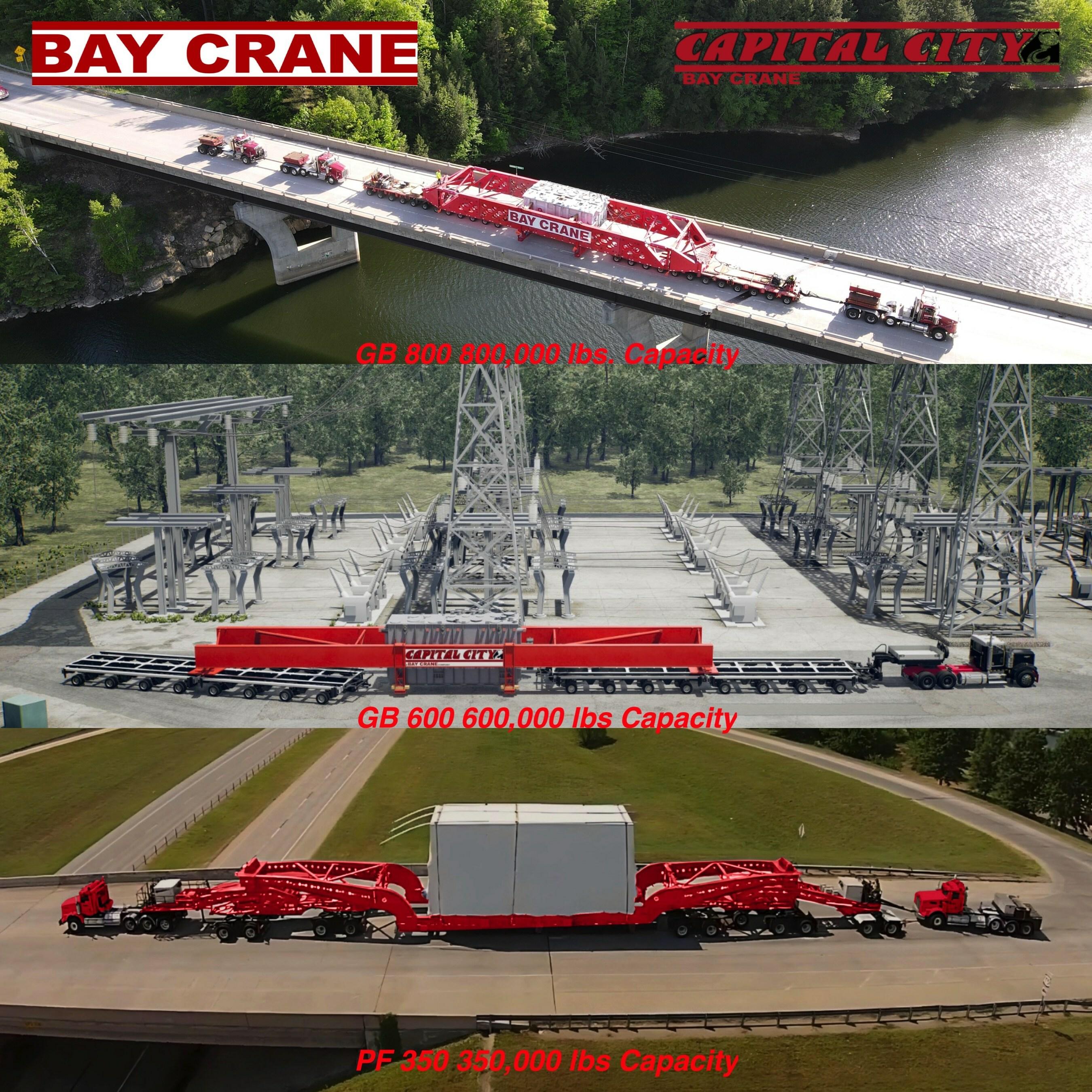 Bay Crane, Capital City Group Add 300- and 175-USt Dual-Lane Transporters 