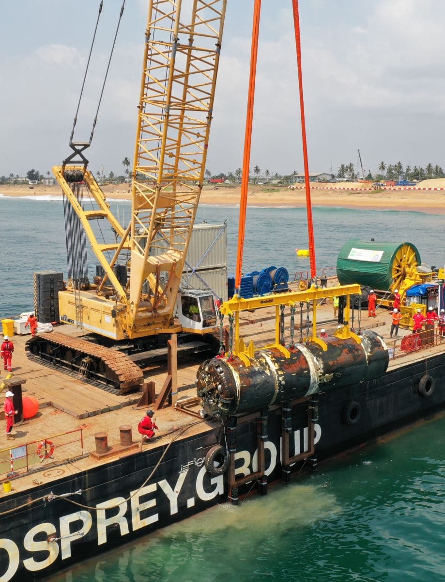 Custom Subsea Beam Helps Recover Tunnelling Machine