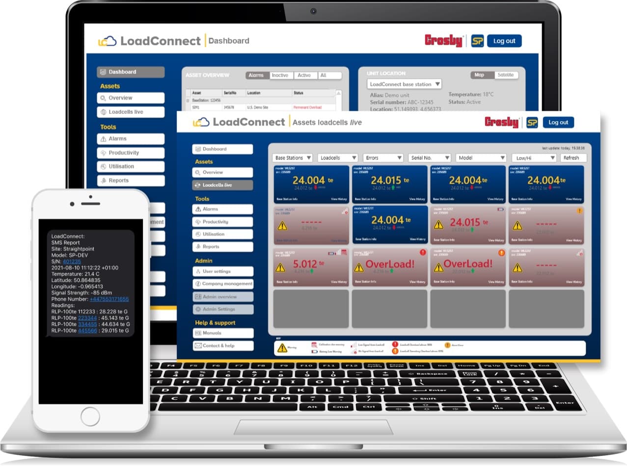 Crosby LoadConnect Now Monitors Loads from Anywhere