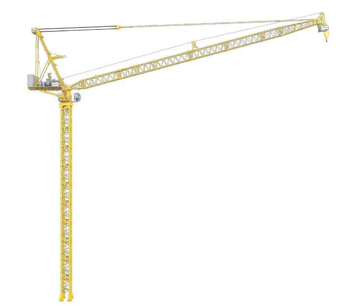 Manitowoc Debuts Potain MCR 815 Luffing Jib Crane