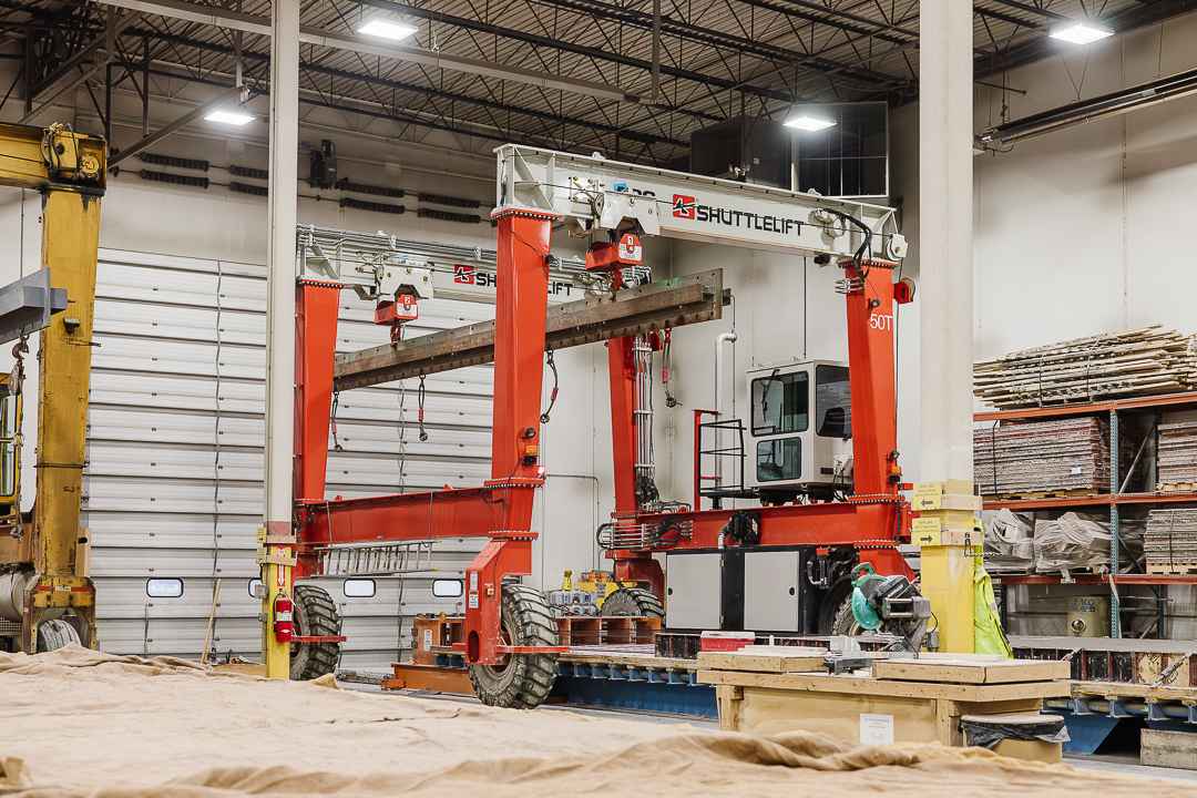 Advanced Precast Adds Shuttlelift DB50 Gantry Crane