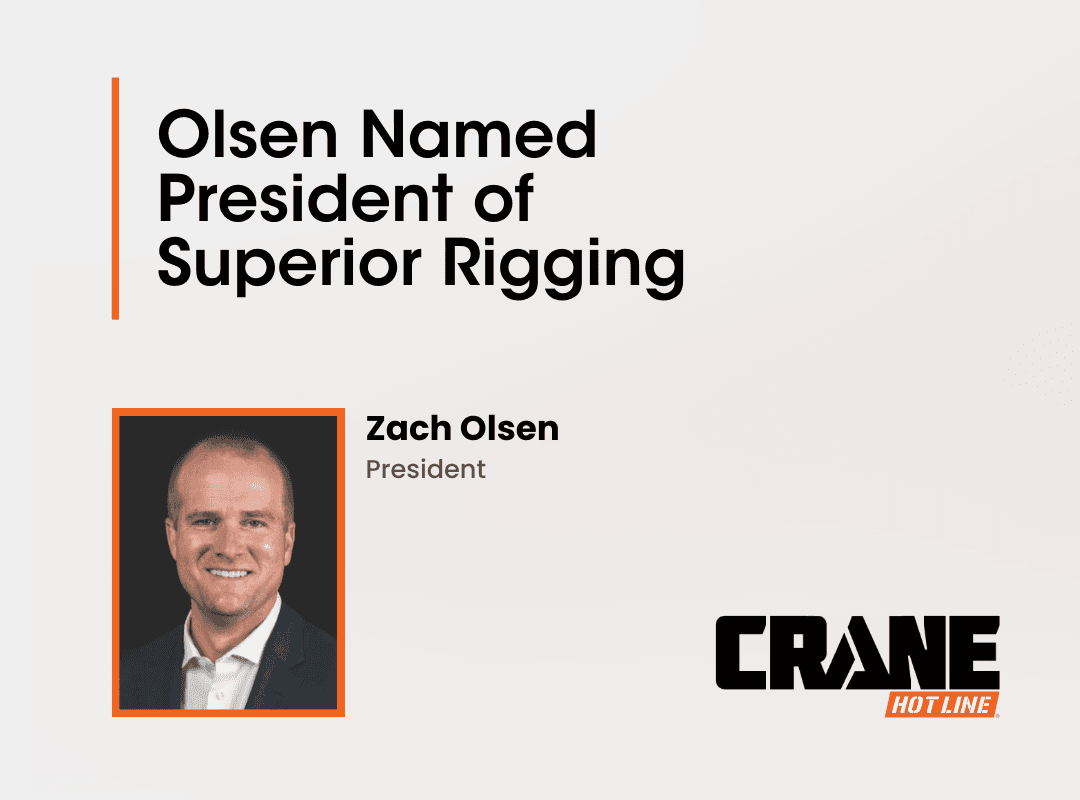 Olsen Named President of Superior Rigging