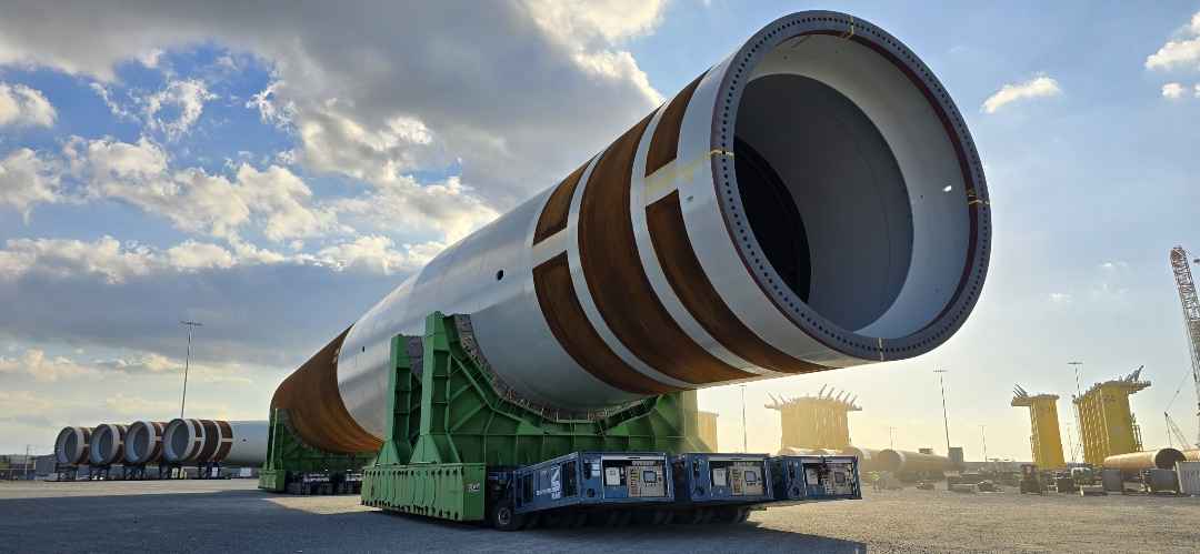 Sarens Completes Final Heavy Transport Phase for Coastal Virginia Offshore Wind Project
