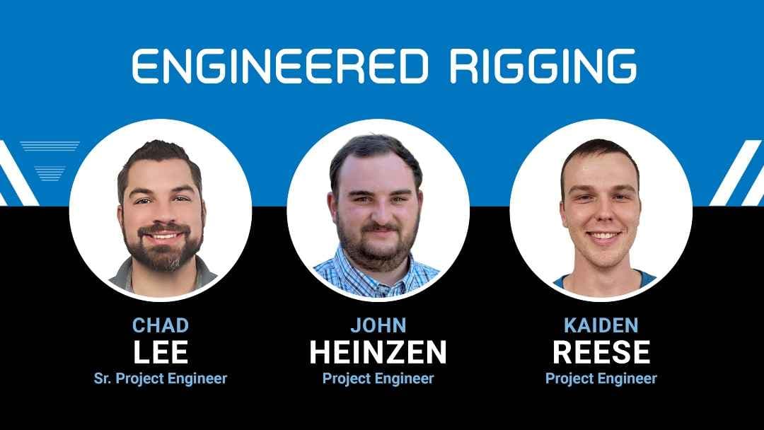 Engineered Rigging Expands Engineering Team With Three New Hires