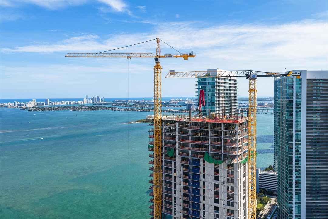 Liebherr Tower Cranes Support Major Miami High-Rise Projects