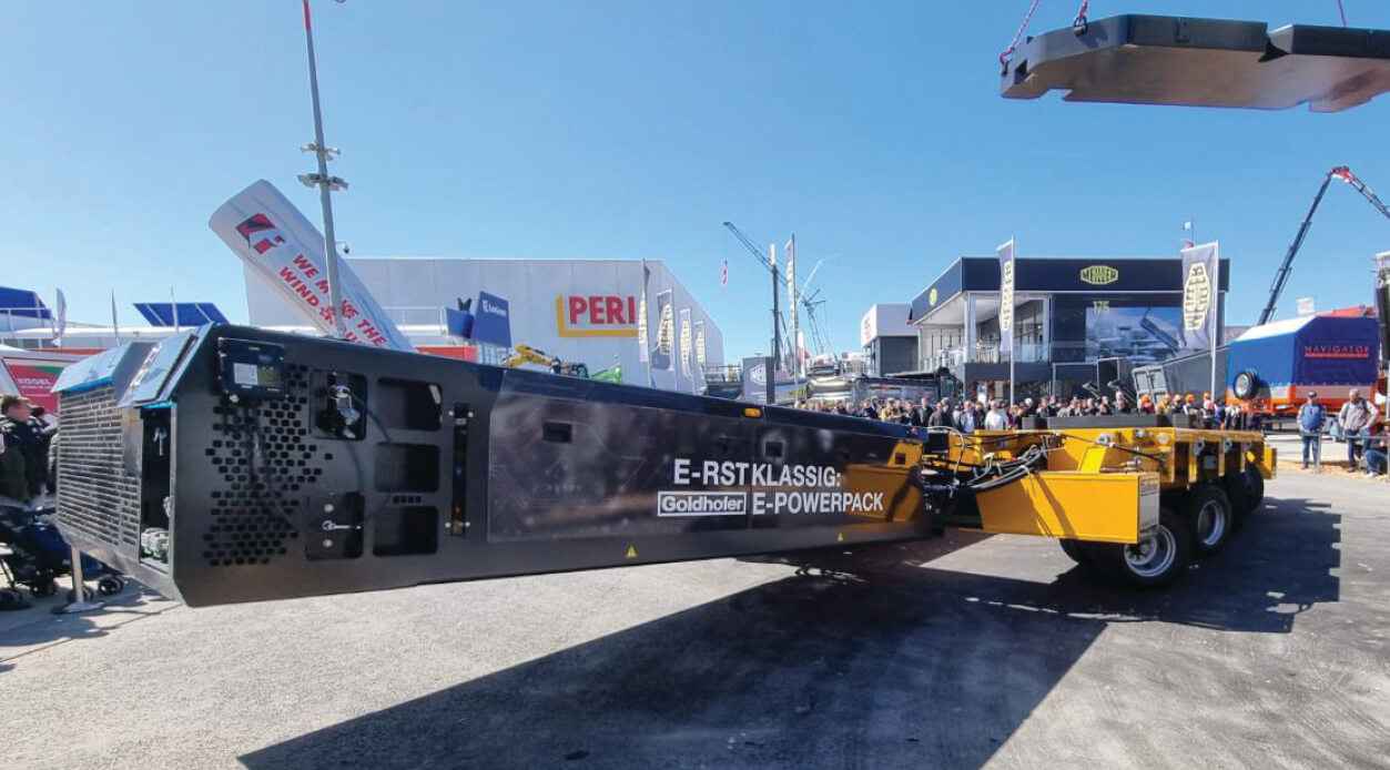Goldhofer Brings PST/SL-E Split With Widening System to Americas Market